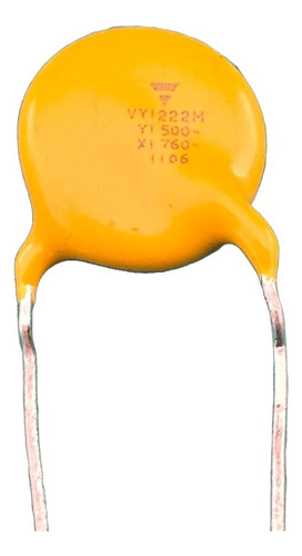 1x Capacitor Ceramico 2,2nf/500v = 2k2/500v 20%