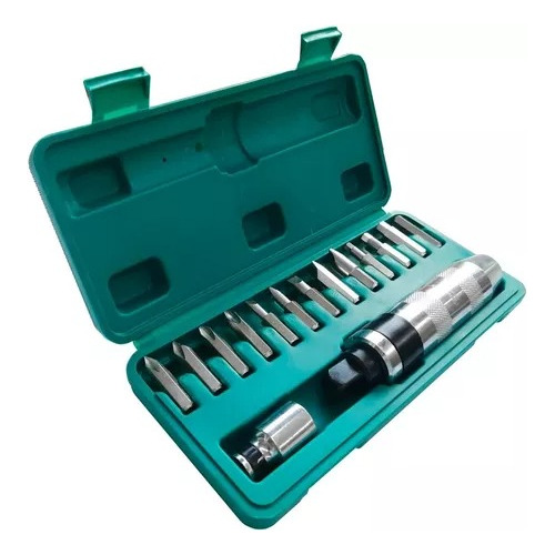 Destornillador Impacto 14pcs Puntas Sl 5-10 H 5-8 Ph 1-4