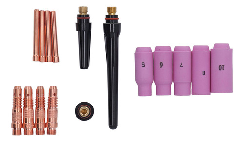 Kit De Accesorios De Soldadura Tig De 16 Piezas De Antorcha