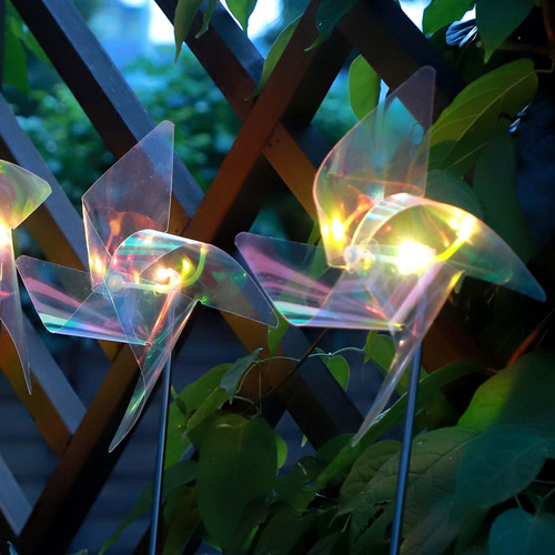 Luces Solares De Jardin Luciernaga Iluminacion Al Aire Libre