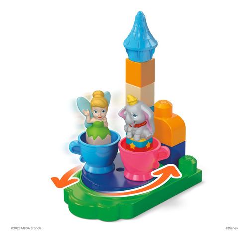Mega Bloks Brinquedo de Construção Castelo de Celebração Disney