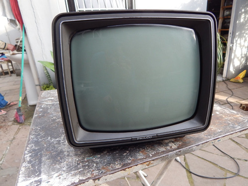 Televisão Tv Philco De Luxo 12 Antiga Decoração Anos 80 90