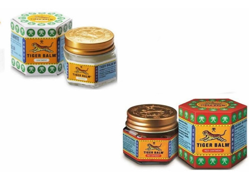 Pomada Del Tigre, Tiger Balm, 2 Piezas Blanca Y Roja, 