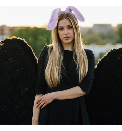 A Diadema Con Orejas De Conejo De Pascua, Diadema Con
