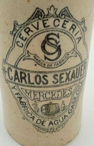 Botella De Gres Sexauer Mercedes Et Negra - Bar (Usado)