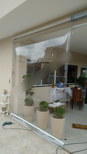 3 Kit Toldo Cortina Transparente Completo Só Instalar!