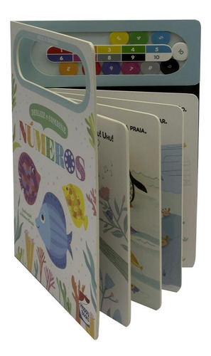 Deslize e combine: Números, de Autumn Publishing. Editorial Happy Books, capa dura em português, 2022