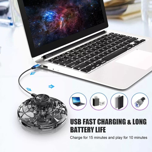 Mini Drone Flying Ball Luz Led Intermitente Para Ni~nas Y Ni