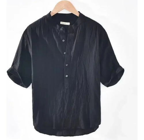 Camiseta De Manga Corta De Lino Puro For Hombre