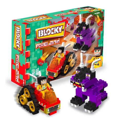 Blocky Pixeland El Escape Bloques 68 Pzas 01-0690 Ed