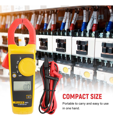 Multímetro Digital Fluke Clamp Meter F302+ Con Pinza Digital