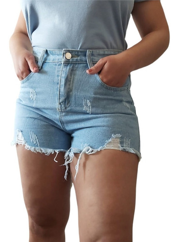 Short Jeans Mujer Mezclilla Denim D059 - Adcesorios