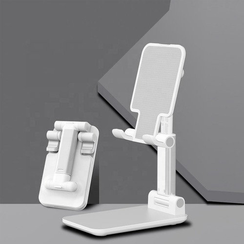 Soporte De Mesa Plegable Para Celular Y Tablet Base Metalica