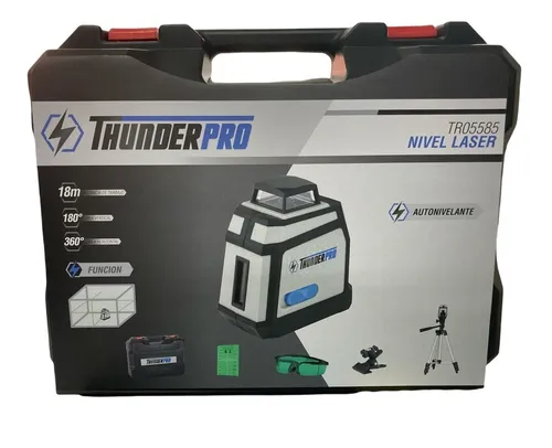 Nivel Laser 360° 18m Tripode Maletin Acc Thunderplus Tr05585