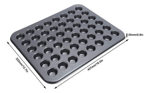 Molde Para Hornear Muffin Antiadherente De Aunmas, Molde De