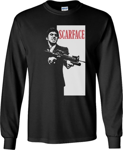 Scarface Playeras Manga Larga Para Hombre Y Mujer D1