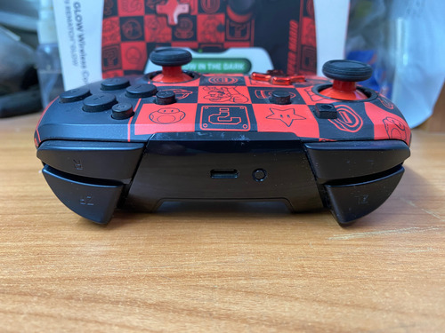 Control Inalámbrico Nintendo Switch Oled Rematch Glow Mario2 (Usado)