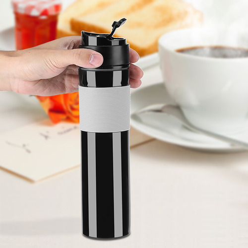 Portable Coffee Maker 350ml Press Bottle Tea Drinking Water