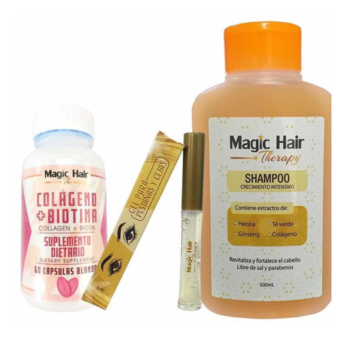 Magic Shampoo Biotina Y Gel Pestañas