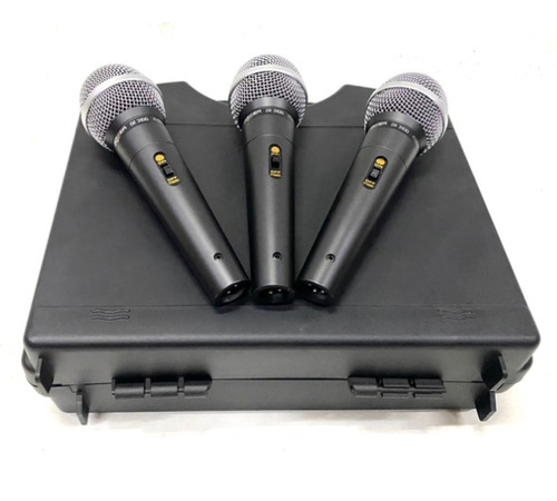 Kit 3 Microfones Ll Donner Dr3100 Dinâmico Novo Original