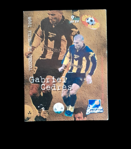 Tarjeta Coleccionable Del Gran Futbolista Gabriel Cédres 