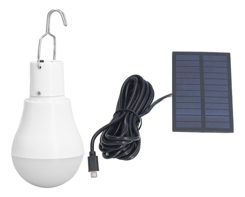 Bombilla Solar Led Usb Blanca De Bajo Consumo Para Acampar A