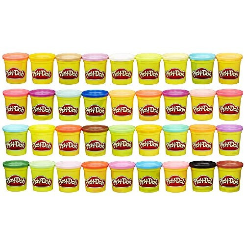 Play-doh Caja Por 36 Colores  Surtidos No Tóxicos