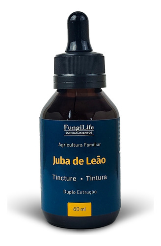 Kit Foco E Energia Extrato Juba De Leão + Cordyceps 60ml Sabor Sem Sabor