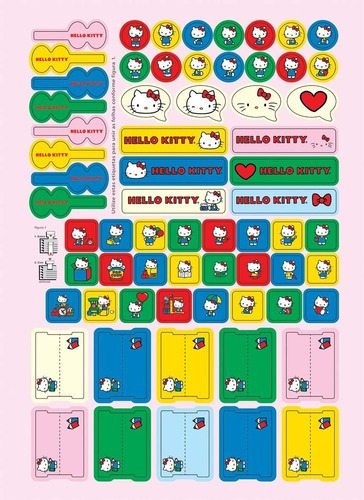 Caderno Espiral Hello Kitty Bonecas Jandaia 1 Matéria 80 Fls Cor Rosa