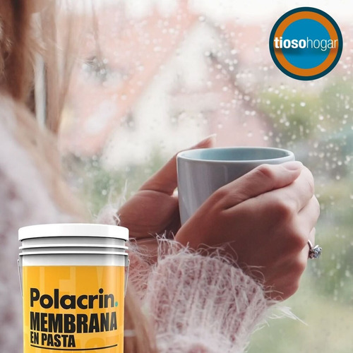 Imagen 4 de 10 de Membrana En Pasta Impermeabilizante 10 Lt Polacrin Colores