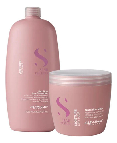 Alfaparf Moisture Nutritive Shampoo 1000ml + Máscara 500ml