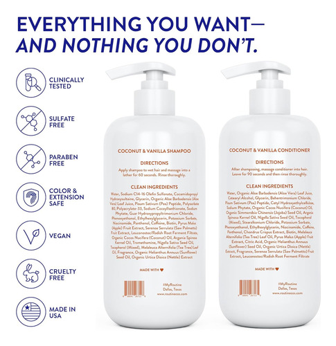 Routine Wellness Anti-thinning Shampoo And Conditioner Se...