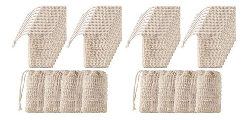 Bolsa De Jabón De Sisal Para Baño De Ducha, 100 Unidades, Bo