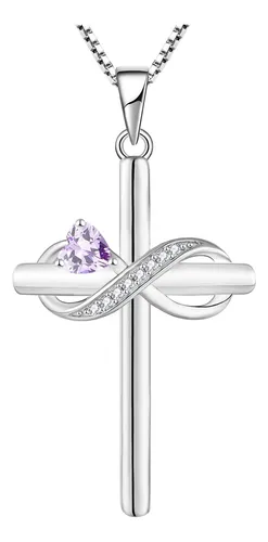comprar Yl Collar Con Cruz Infinita De Plata De Ley Con Colgante De 