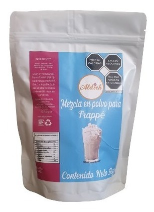 Mezcla En Polvo Para Frappés, Base Lactea Aldich