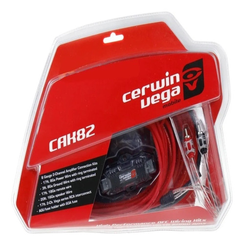 Kit De Instalacion Cerwin Vega Cak82 Calibre 8