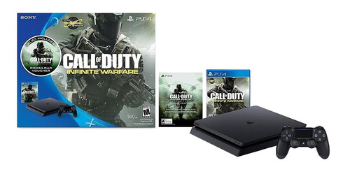 Sony PlayStation 4 Slim 500GB Call of Duty: Infinite Warfare Bundle color  negro azabache