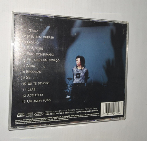 Cd Djavan - Ao Vivo - Volume 2 ( 18209 ) (Usado)