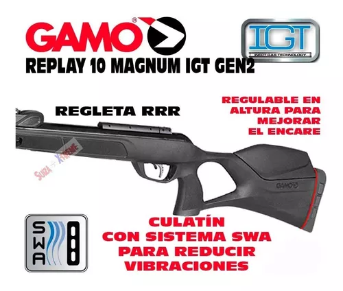 Rifle Deportivo de Aire Comprimido 10 Tiros CAL 5.5MM GAMO ROADSTER IGT de  Venta en Ciudad de México