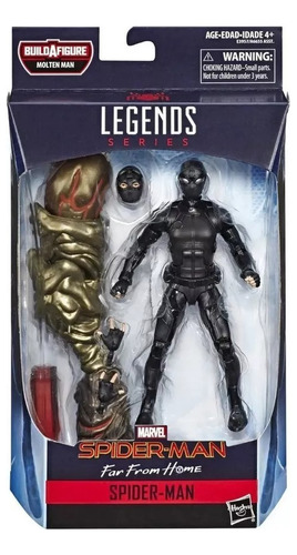 Marvel Legends Spiderman Black Suit Spiderman Far From Home 