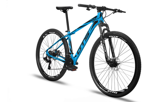 Bicicleta Aro 29 Quadro Em Alumínio 24 Marchas Freio A Disco Cor Gts Rdx - Azul/preto Tamanho Do Quadro 15