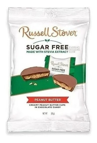 Russell Stover Chocolate Con Relleno Crema Cacahuate 85 G