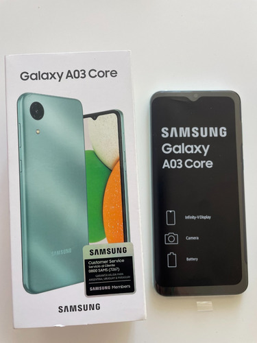 Celular Samsung Galaxy A03 Core 32gb Antel Color Mint Green