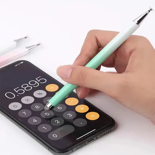 Lápiz Óptico De Doble Cabeza Universal iPad iPhone Tablet