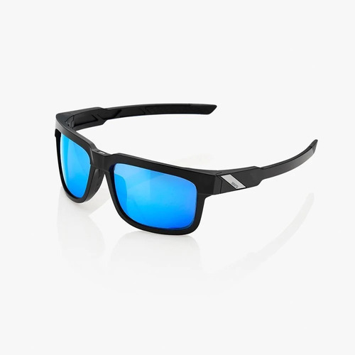 Anteojos Lentes Moto Bici 100% Type-s Matte Black Hiper Blue