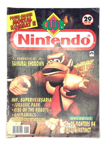 Revista Club Nintendo Número #29 1995