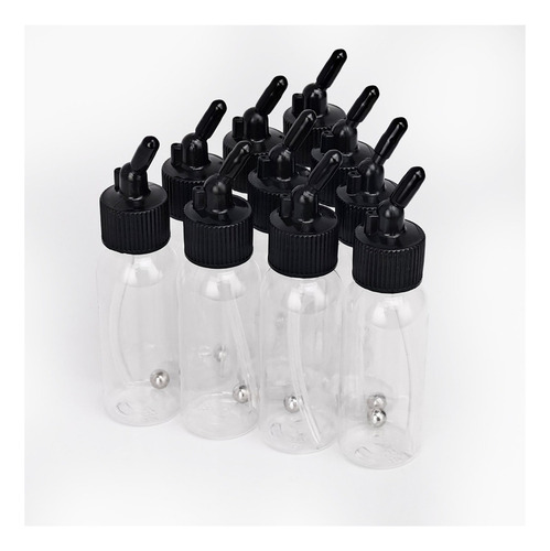 Botellas De Pintura Paasche De Doble Acción, 10 Unidades, Co