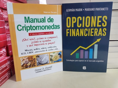 Libro Combo Opciones Financieras + Manual De Criptomonedas