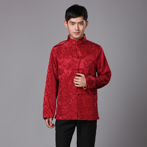 Camisa Tang Suit, Ropa China Tradicional Para Hombre, Camisa