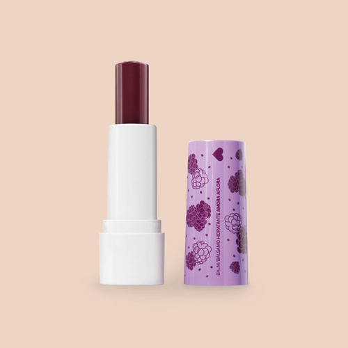 Balm Labial Hidratante Roxo Amora Aflora 3,5g Qdb Mulher